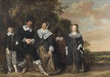 Frans Hals, {Portrait de famille dans un paysage}, vers 1645-1648