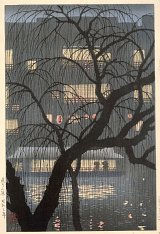 Uehara Konen, {Dōtonbori}, 1928
