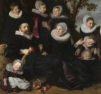 Frans Hals, {La Famille Van Campen dans un paysage} (fragment), vers 1623-1625