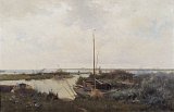 Willem Bastiaan Tholen, {River Landscape}, 1882