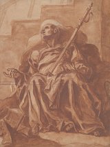7. Francesco La Marra? (Naples c. 1710 – c. 1780), {The Death of Saint Alexis}