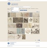 Search screen of the Collection Online