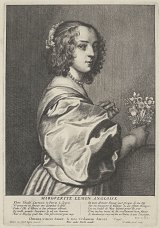 Wenzel Hollar (Prague 1607 – 1677 London), after Anthony van Dyck, {Marguerite Lemon angloise}, 1646