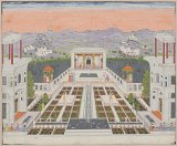3. {A Palace Garden}, Deccan, Hyderabad School, ca. 1750