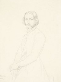 2. Hippolyte (or Paul?) Flandrin, {Presumed portrait of Raymond Balze}, 1840